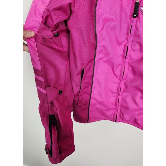 Fly Racing Women's XS Bright Pink Protective Racing Motorcycle Jacket - Picture 3 of 10